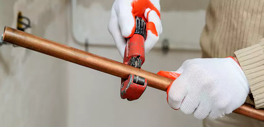 Temporary Copper Pipe Repair Burien, WA