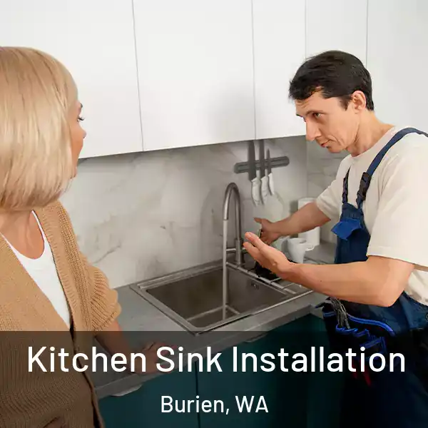  Kitchen Sink Installation Burien, WA
