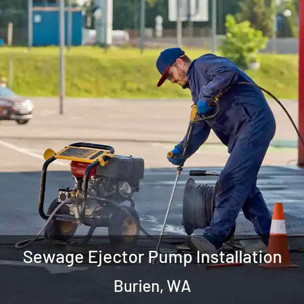  Sewage Ejector Pump Installation Burien, WA